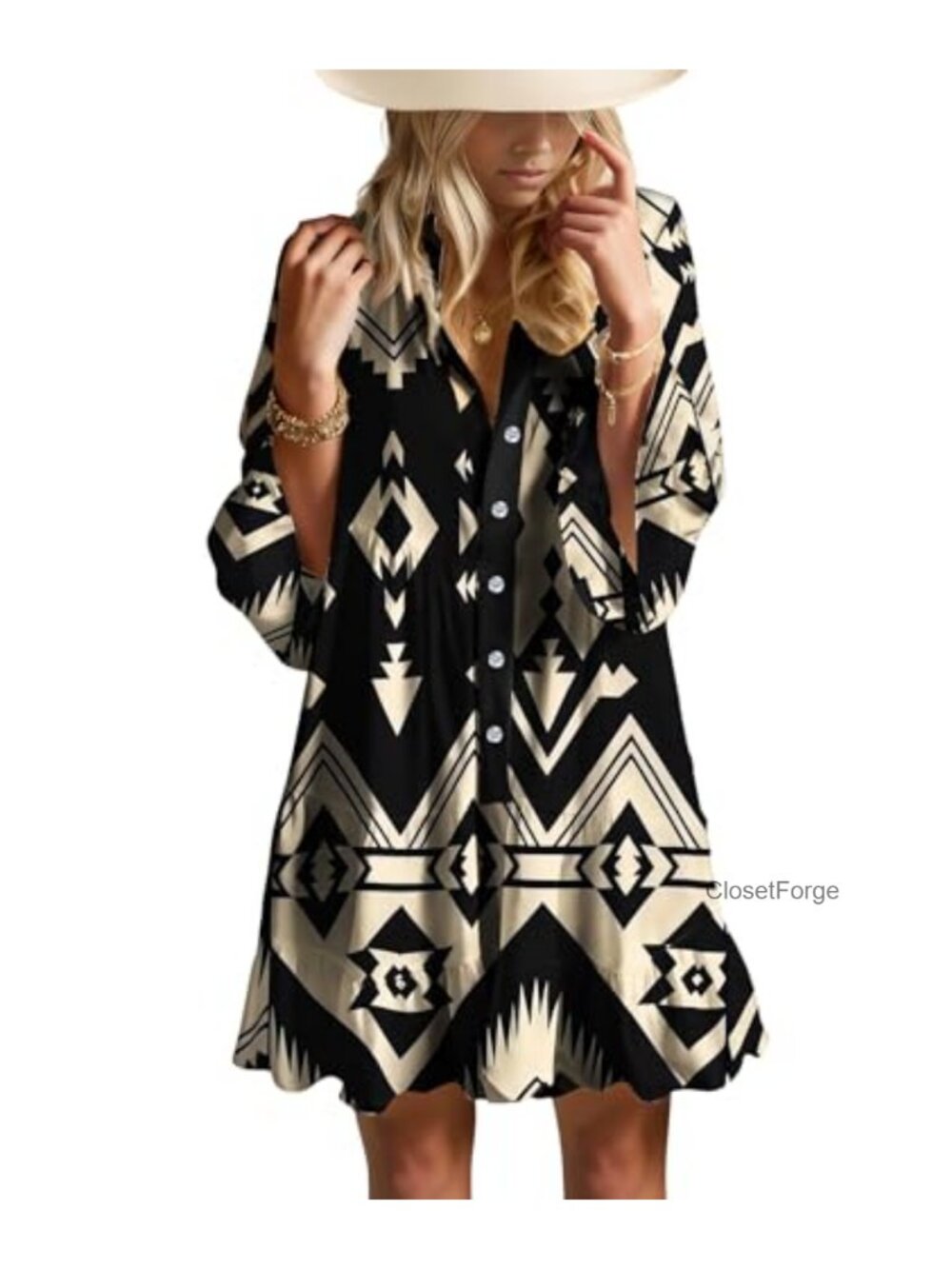 Womens Floral Boho Babydoll Mini Dress V Neck Bell Sleeve A-Line Tiered Ruffle